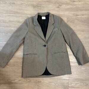 HM Plaid Blazer, Size S